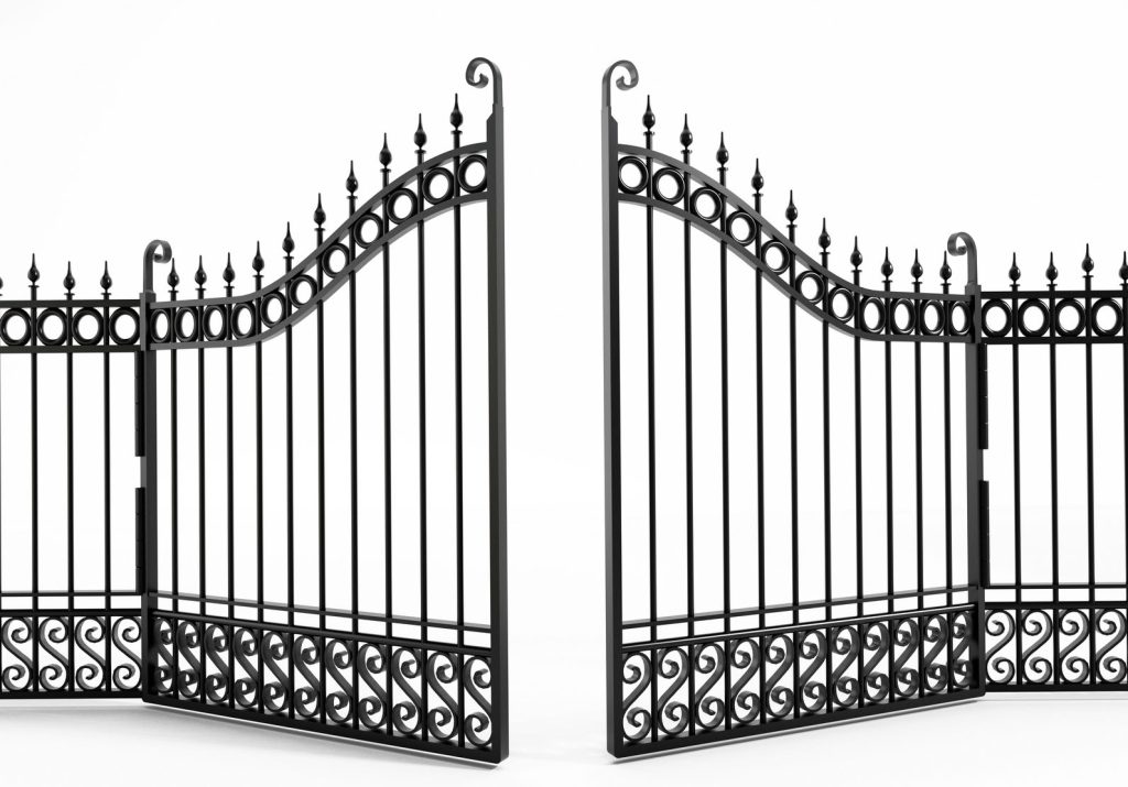 portones batientes en hierro forjado cucuta, globalmatik