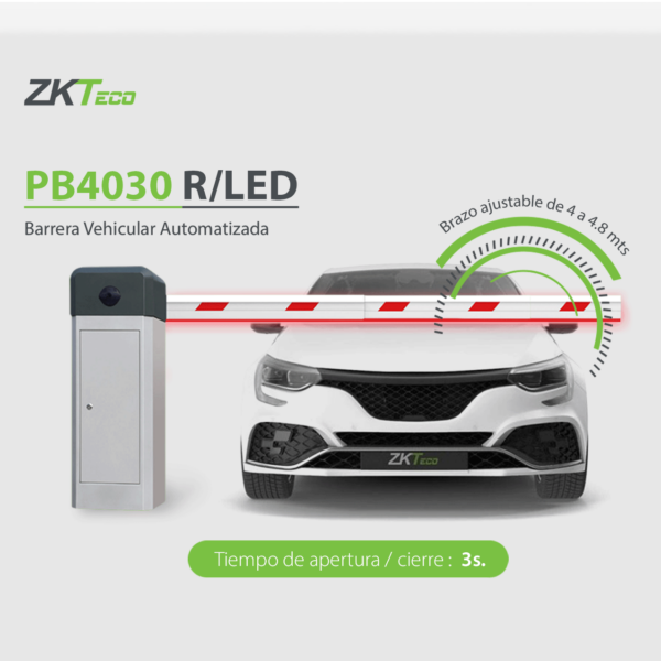barrera vehicular Zkteco PB4030 L/R