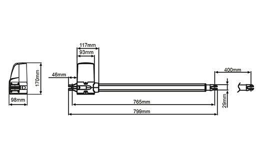 Dimensiones de NAS magno 200